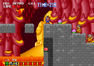 Blue's Journey screenshot 4 for Neo Geo